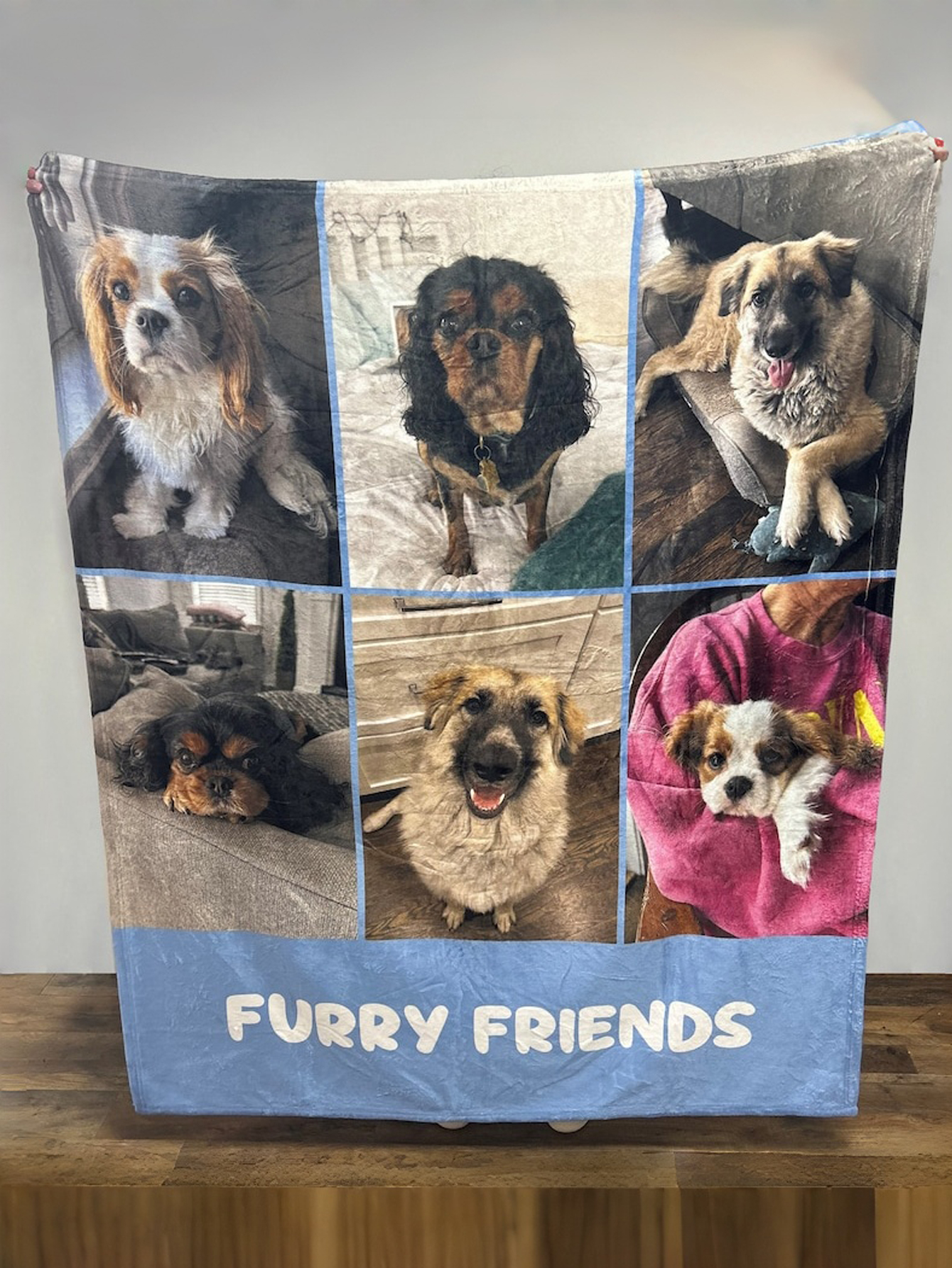 Custom Flannel Travel Photo Blanket Gift